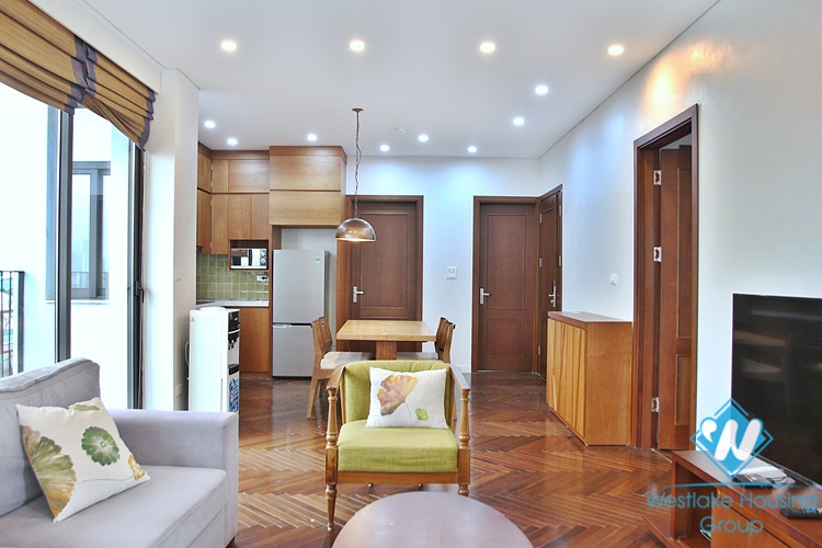 Lake view two bedrooms apartment for lease in Xom Phu, Dang Thai Mai area